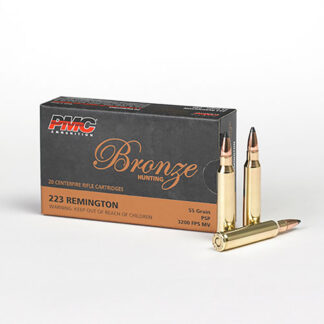 Bronze 223 REM 55Grain PSP 20bx