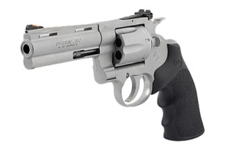 Python 4" 357Mag SS bead blast Hogue grip