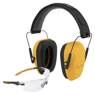 ULTRX Shield Ear/Eye Combo Yellow NRR 23dB
