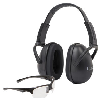 ULTRX Blocker Ear/Eye Combo Black NRR 23dB