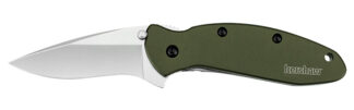 Scallion Drop Point 2.4" Olive Pktknife