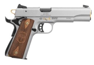 GSG 1911 15TH Anni Edtn 22LR 5" Gry/Gld/Wd 10rd