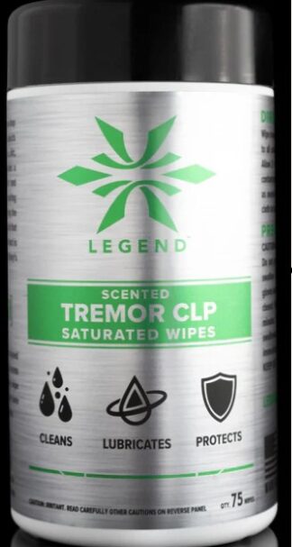 Tremor Scented CLP Saturated Wipes 75ct