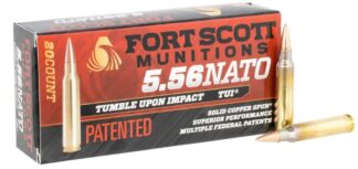5.56x45mm SCS TUI 62gr 20/Bx