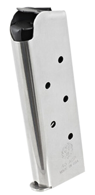 Ruger 90664 SR1911 Officer 7rd 45 ACP Stainless Steel