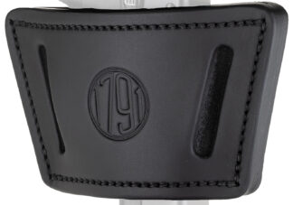 1791 Gunleather UIWXSBLA UIW Max  IWB/OWB Black Leather Belt Clip Fits Most Mid-Large Frame Autos with Rail, Laser & Light Ambidextrous