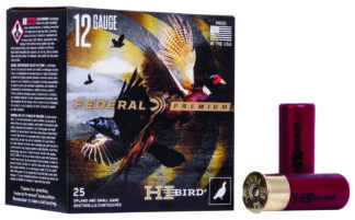 Federal HVF1275 Premium Hi-Bird 12Gauge 2.75" 1 1/8oz 7.5Shot 25 Per Box/10 Case