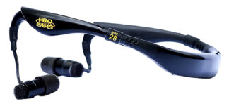 Pro Ears PEEBBLK Stealth 28  28 dB Behind The Head Black Adult 1 Pair