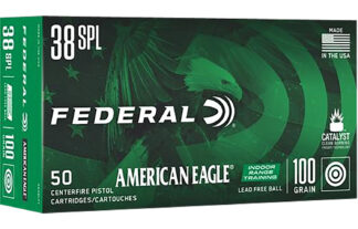 Federal AE38LF1 American Eagle IRT  38Special 100gr Lead Free IRT 50 Per Box/10 Case