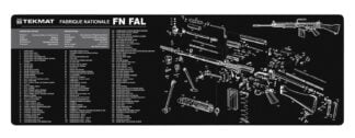 TekMat TEKR36FNFAL FN-FAL Cleaning Mat Black/White Rubber 12"x36" FN-FAL Parts Diagram