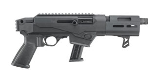 Ruger 29100 PC Charger  9mm Luger 6.50" Threaded Barrel 17+1, Black Hard Coat Anodized Finish, Glass-Filled Polymer Chassis, Takedown Stock, 7075-T6 Aluminum Picatinny Rail, Optics Ready