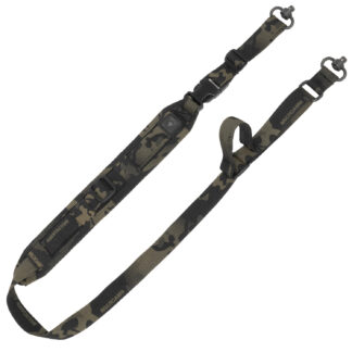 GrovTec US Inc GTSL326 QS 2-Point Sentinel Black Multi-Cam Adjustable Rifle/Shotgun
