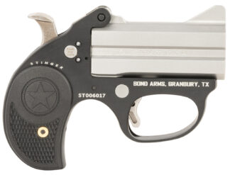 Bond Arms BAST Stinger 22 LR 2rd, 3" Double Matte Stainless Steel Barrel, Anodized Aluminum Frame, Black Nylon Grip, Rebounding Hammer, Crossbolt Safety