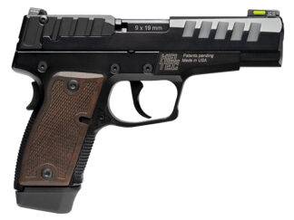 KelTec P15 9mm Semi-Auto Pistol with Nitride Slide and Walnut Grip