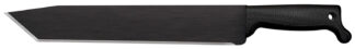 Cold Steel CS97BTMS Tanto 13" Black Matte Baked-On Anti Rust 1055 Carbon Steel Blade/ Black Polypropylene Handle 15.63" Long Includes Sheath