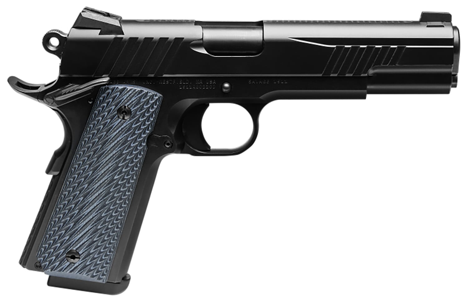 SAV 67200 1911 GOVT 45 5IN BLK/BLK BLK MELONITE