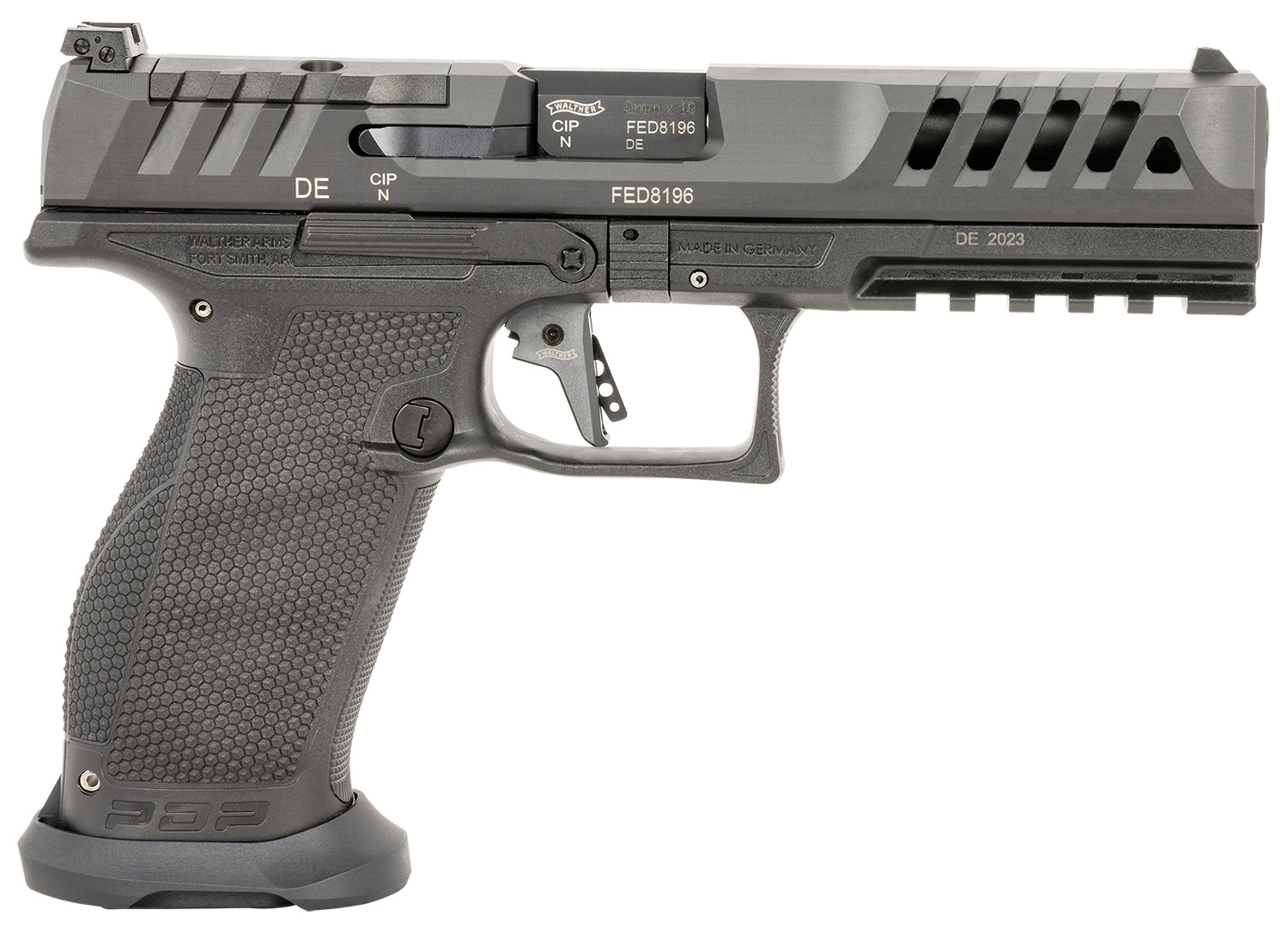 Walther Arms 2872595 PDP Match Full Size Frame 9mm Luger 18+1
