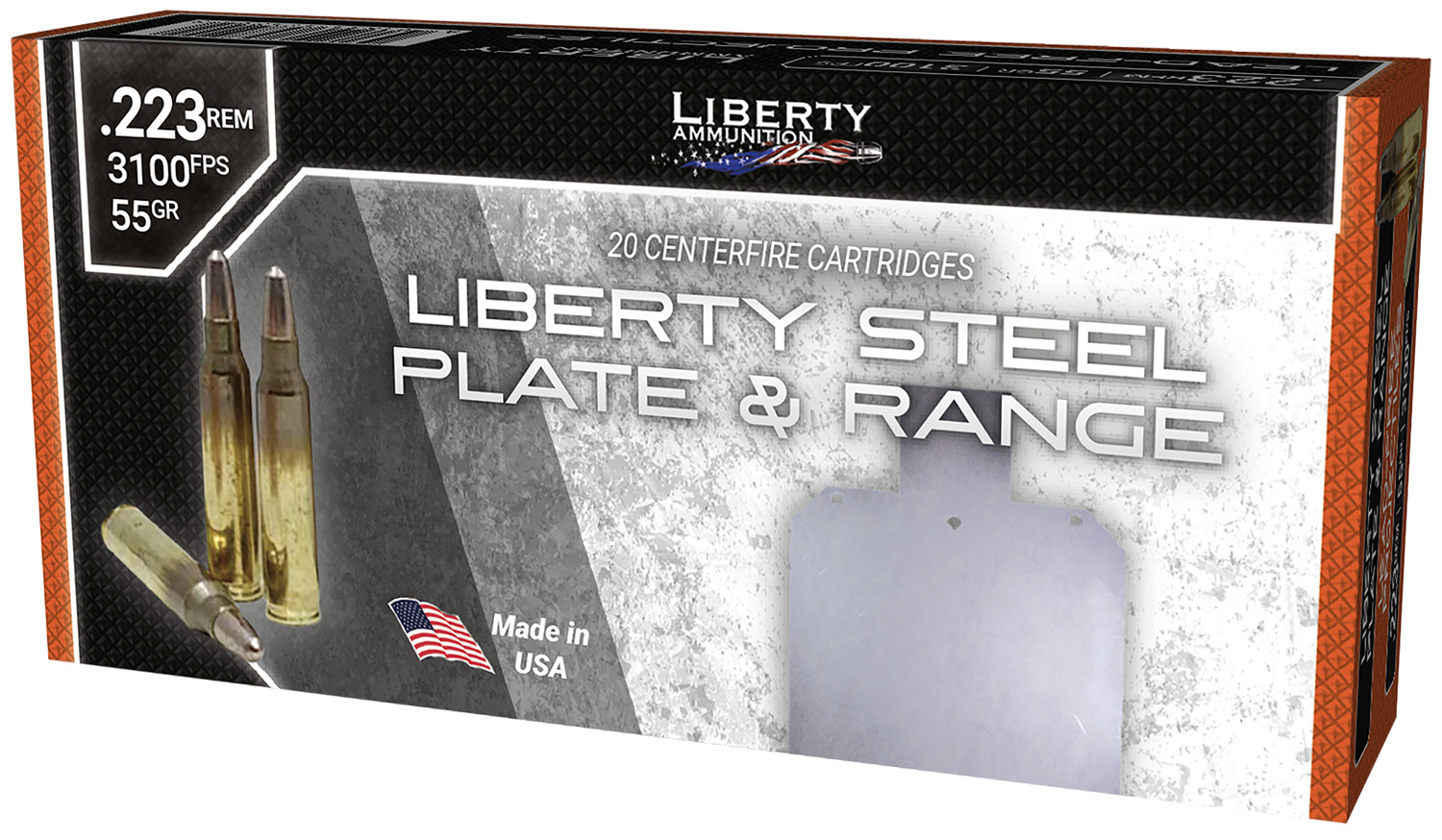 Liberty Ammunition LAR223070 223Rem 55gr 20 Per Box/10 Case