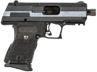 Hi-Point YC380CFRDCT YC380 w/Red Dot 380 ACP 10+1 3.93" Black Threaded Barrel, Black/Chrome Serrated Steel Slide, Black Polymer Frame w/Picatinny Rail, Black Plastic Grip, Crimson Trace Red Dot