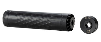 Anechoic X30B Anechox 30  30Cal/7.62mm/300Mag Black Stainless Steel/Titanium 1 3/8"x24 w/ 5/8"x24 DTA
