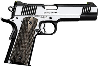 Kimber Mfg.,inc 3200122CA Eclipse Custom II (CA) 10mm 8+1 5 Brush Polished Front Serrations Stainless Steel Slide Laminated Gray/Black Double Diamond Grip