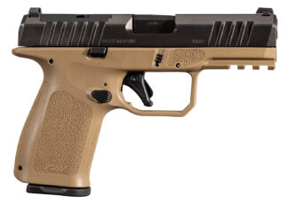 Rost Martin RM1CFDEOSP10CA RM1C *CA Compliant 9mm Luger 10+1 4" Black Steel Barrel, Black Tenifer Optic Ready/Serrated Steel Slide, Flat Dark Earth Polymer Frame w/Picatinny Rail, Textured Grip