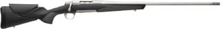 Browning 036008294 X-Bolt 2 Hunter Full Size 6.5 PRC 3+1 24" Stainless Steel Threaded Barrel, Drilled & Tapped Stainless Steel Receiver, Adj Vari-Tech Black Composite Stock w/Adjustable Comb & LOP