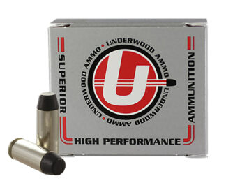 Underwood Ammo 242   10mmAuto 220gr Hard Cast Flat Nose 20 Per Box/10 Case