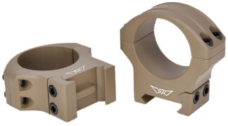 Warne 8520DE HyperLite  Dark Earth Cerakote MagnaFusion Alloy 34mm Tube Maxima/Weaver/Picatinny