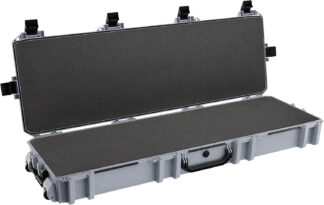 Pelican VCV8000000GRY Vault Double Rifle Case 53" Gray Polyethylene Foam Weather Resistant