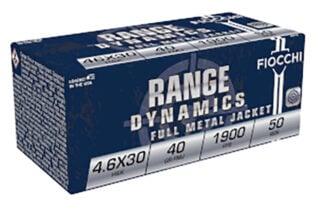 4.6x30 H&K 40gr FMJ 50rd