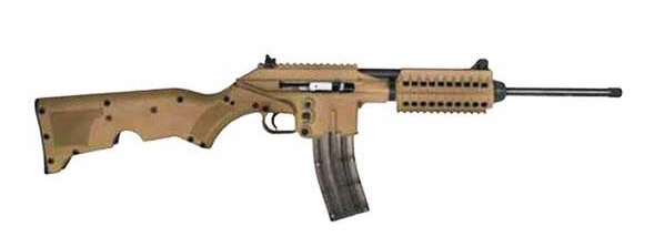 Kel-Tec SU22CA Semi-Auto .22 LR Rifle with 16" Tan Rail