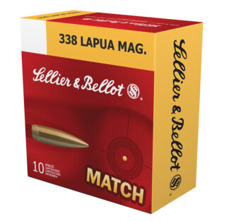 S&B 338 Lapua Mag 300gr HPBT 10rd