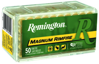Remington Ammunition 21172 Magnum Rimfire 22WMR 40gr Pointed Soft Point 50 Per Box/40 Case