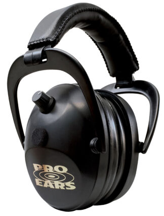 Pro Ears PEG2SMB Gold II 26 Electronic Muff 26 dB Over the Head Black/Gold Adult 1 Pair