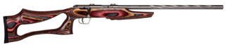 Savage Arms 25740 Mark II BSEV Full Size 22 LR 5+1 21" Satin Spiral Fluted Barrel, Satin Drilled & Tapped Stainless Steel Receiver, Royal Jacaranda Thumbhole Laminate Stock, Right Hand