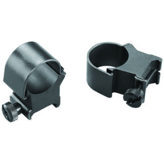 Weaver Mounts 49044 Detachable Top Mount Rings  Matte Black 1" Extra High