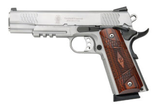 SW1911TA 45ACP 5" S/S NS/Rail ES 8rd/