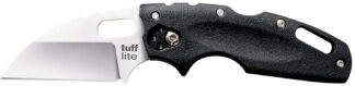 Cold Steel 20LT Tuff Lite  2.50" Folding Plain Sheepsfoot Japanese AUS-8A SS Blade/Black Griv-Ex Handle