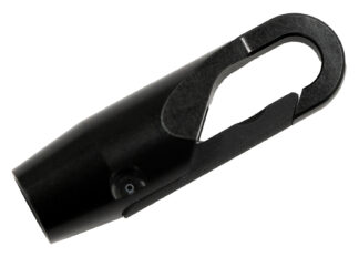GrovTec US Inc GTSW269 Snap Hook Swivel Adapter Push Button Black