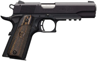 Browning 051816490 1911 Black Label Full Size Frame 22 LR 10+1, 4.25" Stainless Steel Barrel, Matte Black Serrated Slide & Polymer Frame w/Beavertail & Picatinny Rail