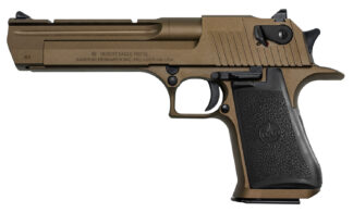 Magnum Research DE44CABB Desert Eagle Mark XIX *CA Compliant 44 Rem Mag 6" 8+1 Burnt Bronze Cerakote Carbon Steel Frame & Slide Black Rubber Grip
