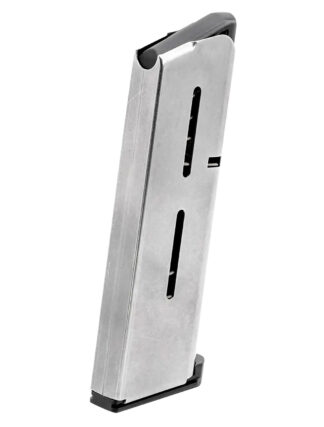 Wilson Combat 47OXCHV 1911 6rd Detachable w/ Lo-Profile Steel Floor Plate 45 ACP+P Stainless Steel