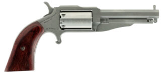 North American Arms 18603C 1860 The Earl 22 LR/22 WMR 5 Shot 3" Stainless Steel Barrel, Frame & Cylinder, Rosewood Boot Grip, Exposed Hammer