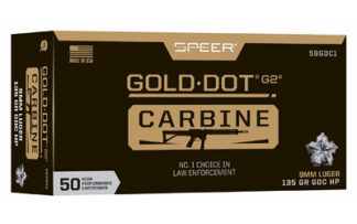SPEER GOLD DOT 9MM 135GR HP 50/1000