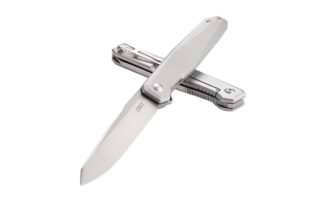 CRKT FACET SILVER 3.37" PLAIN EDGE