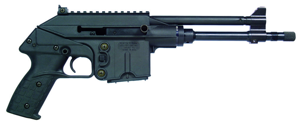 KelTec PLR-16 .223 NATO semi-auto pistol profile view