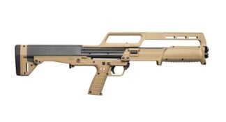 KelTec KSG410 .410 pump action shotgun in tan finish