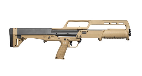 KelTec KSG410 .410 pump action shotgun in tan finish