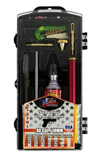 PROSHOT .40 CAL./10MM PISTOL CLASSIC CLEANING KIT P40/10KIT